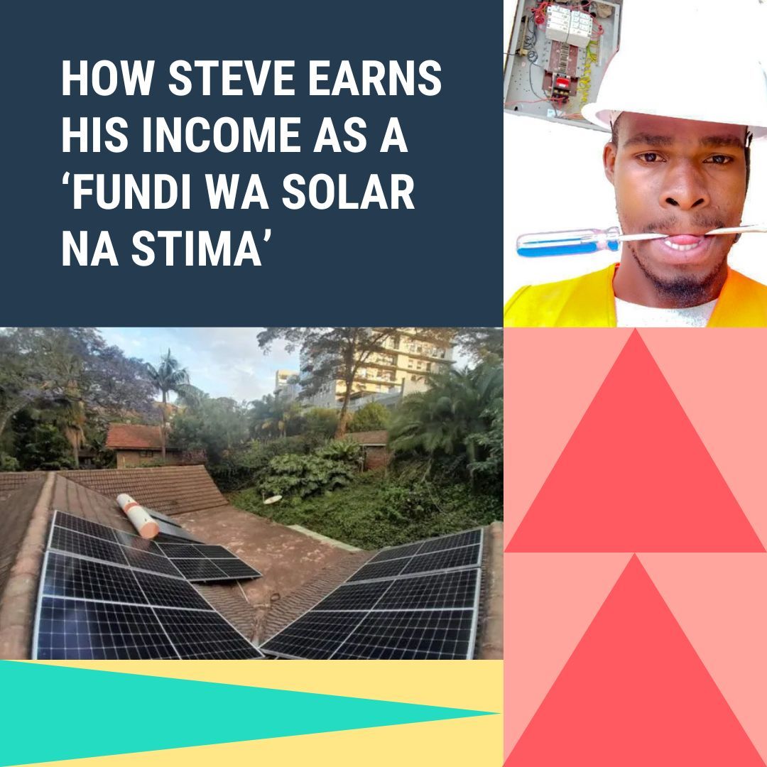 MESHLIFE254's tweet image. Niaje Fam! 🔥
#BizOfTheWeek on MESH tuna-feature Steve Solar Electrician. 
📍Ana-run a solar-powered electronic shop in Nakuru.
Ana-share journey yake as a Solar Electrician.
Click link🔗ku-cheki story yake on MESH: mesh.life/article/how-st…