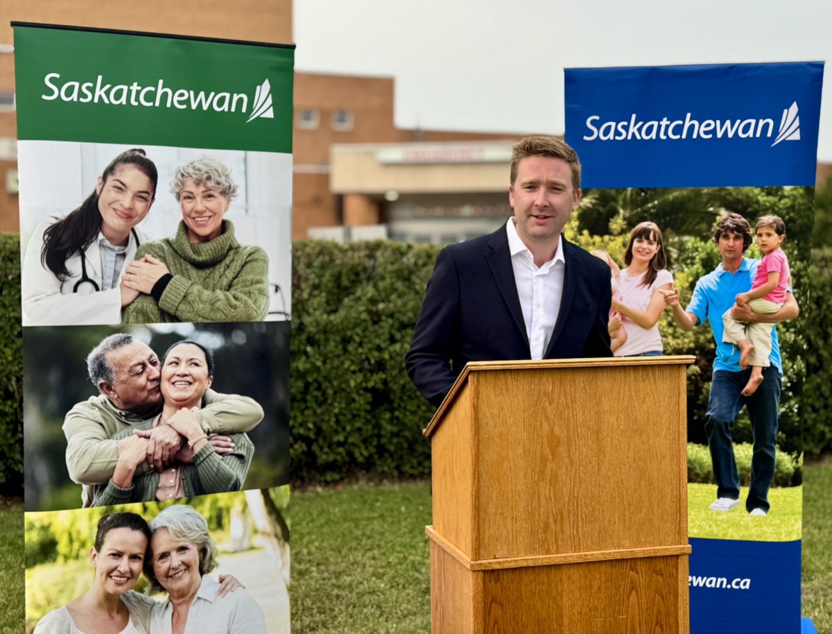 Today in Yorkton we announced the new family medicine (FM) training seat. This week we’ll announce another 4 FM seats.

We are also preparing the first ever independent Nurse Practitioner contracts in our province. 

More doctors. More NPs. Better access to primary care in SK.