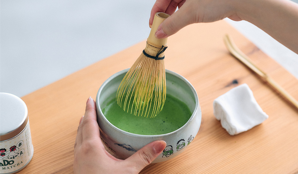 中川政七商店 渋谷店 ワークショップ】 茶筅を使ってお抹茶を点てる