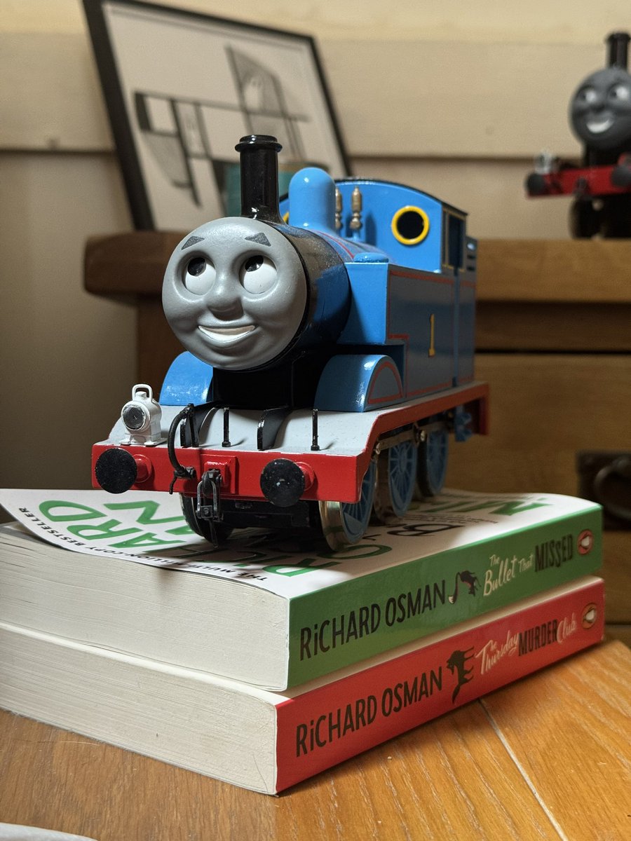 He’s just chilling, needs a dusting!