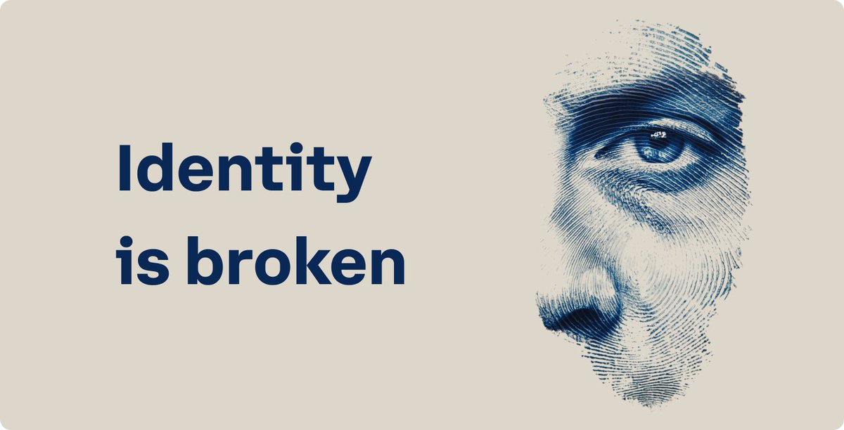 Identity is broken.

Every time you sign up, log in, or verify, you hand over pieces of your life: your name, your birthday, your address.

Those details land in databases you cannot see or control. They get traded, leaked, and hacked.

It does not have to be this way. 👇