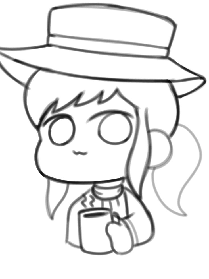 [Day 218] Coffee 
#Hat_kid #ArtistOnTwitter #ahit #chibi #ahatintime #hatkid  #hatgirl #cute #ibisPaintX