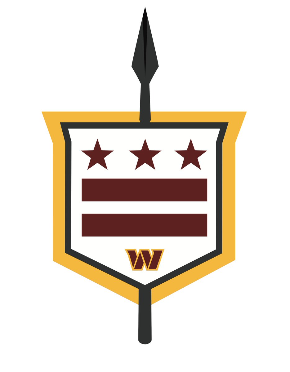 After Washington made a video solidifying the Commanders name, I updated the shield with a spear.
#ExpandtheBrand