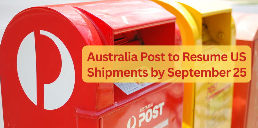 ConfedHobart's tweet photo. @auspost will resume business deliveries to the United States on Sep 25, reaching a temporary solution to new tariffs &amp; strict payment requirements

The pause had caused concern among businesses that rely on timely deliveries to the US

#hobartsmallbusiness #hobartbusiness #cghb https://t.co/ruO6LCKq7E