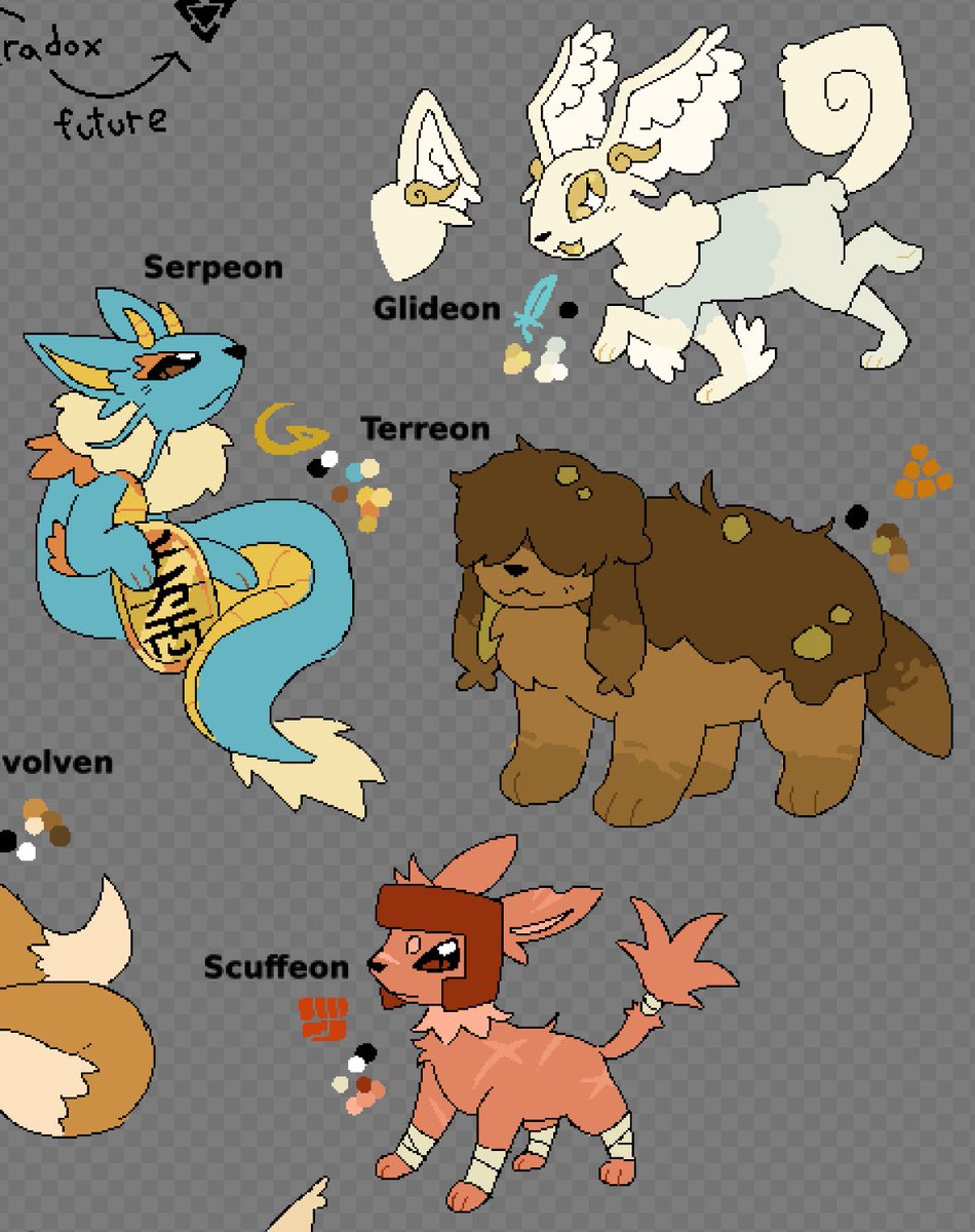 RBLXrat's tweet image. Consistency was only a suggestion really
#Eevee #eeveelution