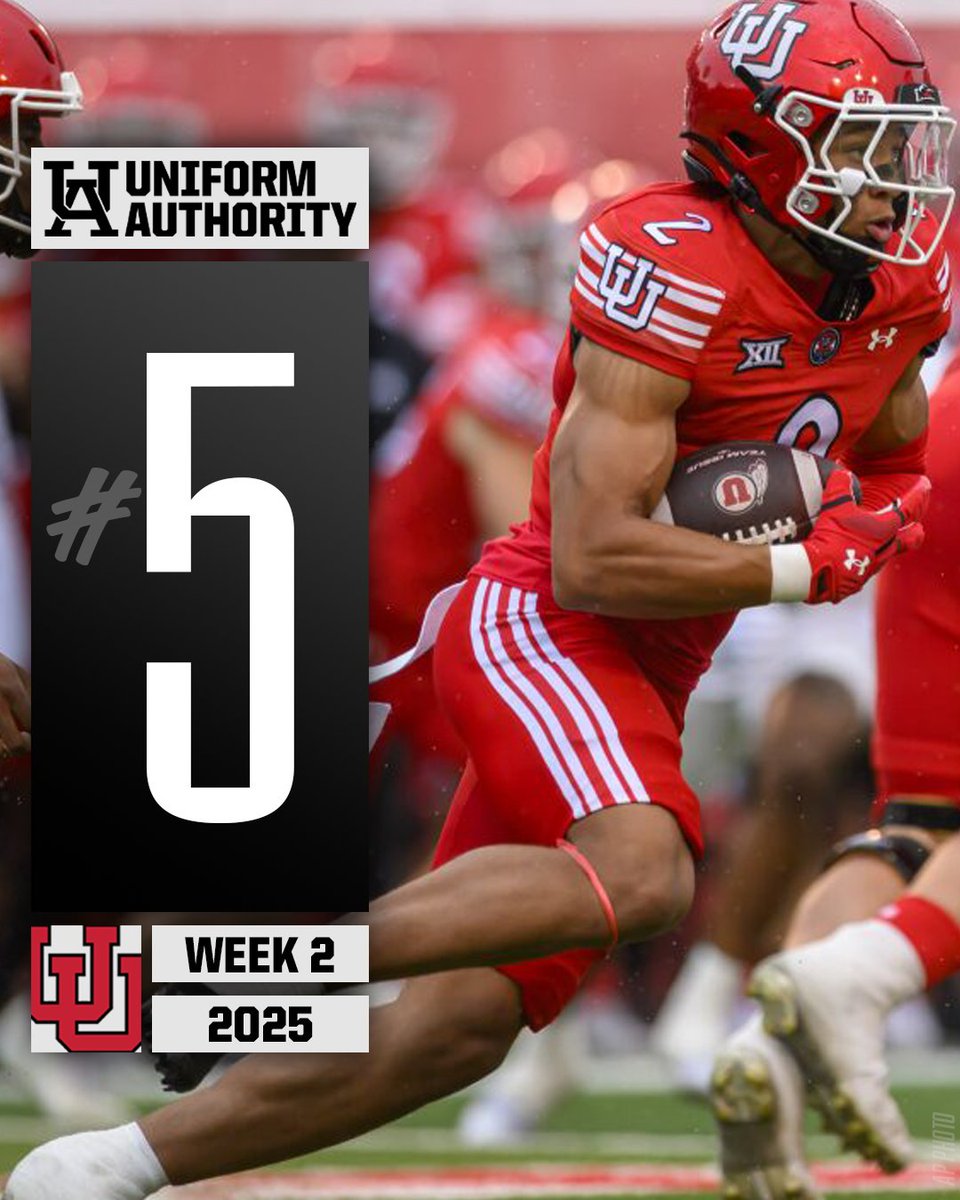 UniAuthority's tweet photo. #UniAuthority Week 2 Uniform of the Week:
5. @Utah_Football
#UAWeek2 | @UtesEquipment https://t.co/QphSGdxnfB