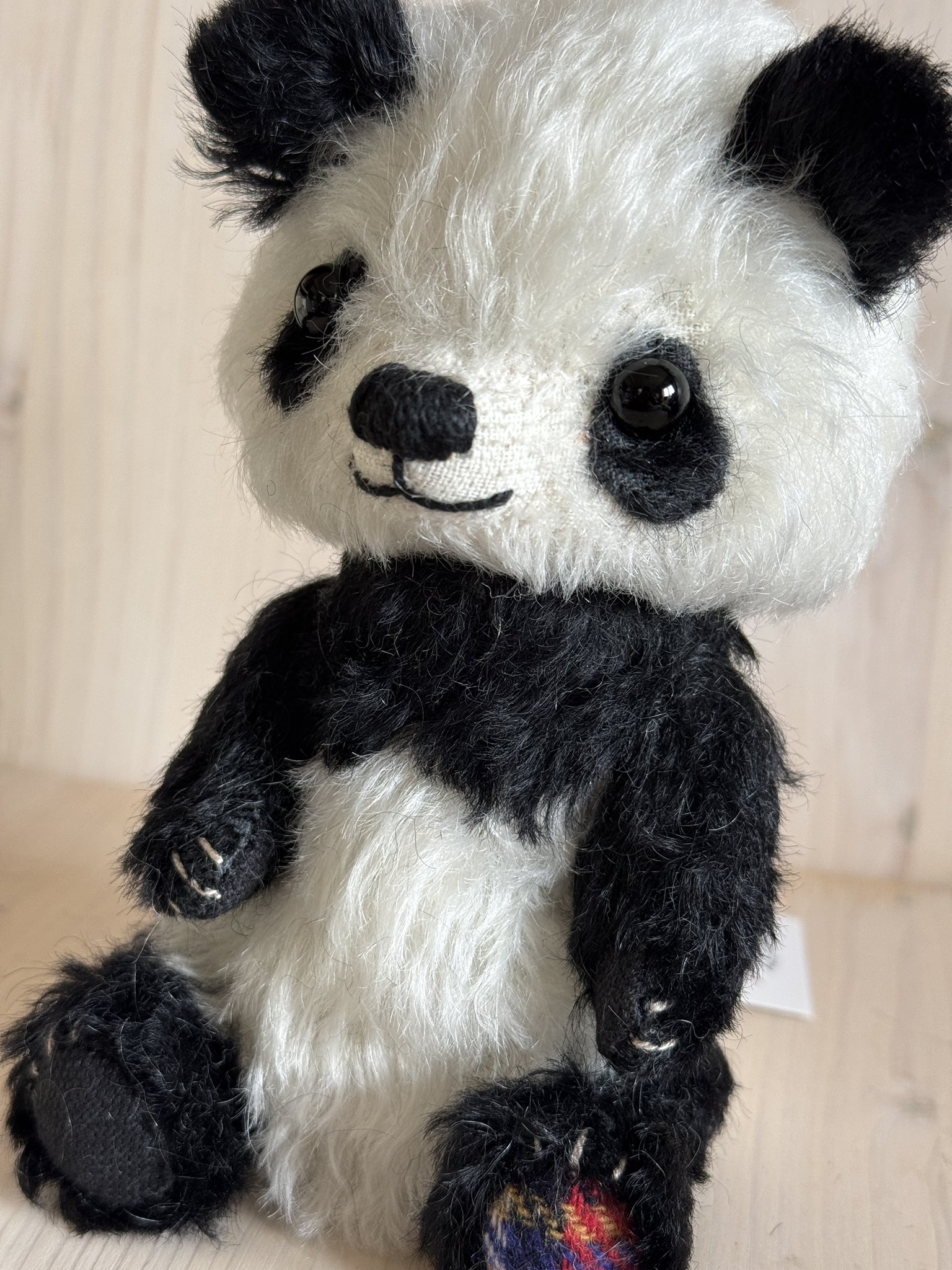 アーティストベア　パンダちゃん　セット　ハンドメイド　ぬいぐるみ　しろくろや アーティストベア パンダちゃん セット ハンドメイド ぬいぐるみ