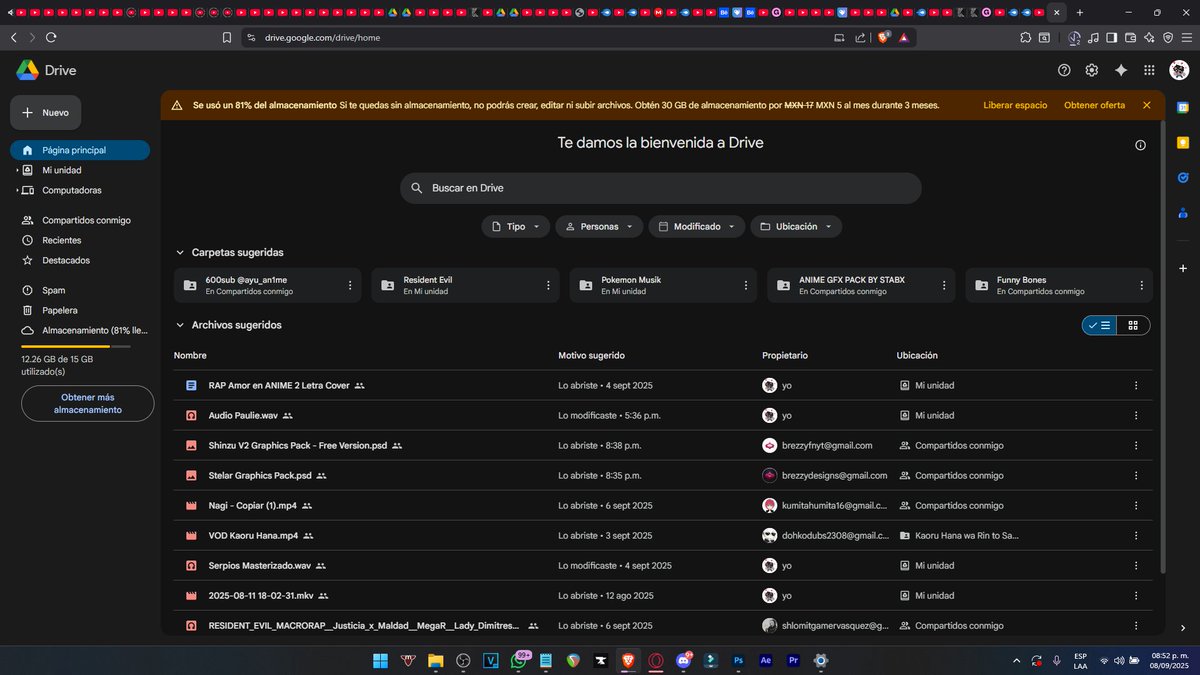 Ale ve las pestañas abiertas y explota de la rabia
