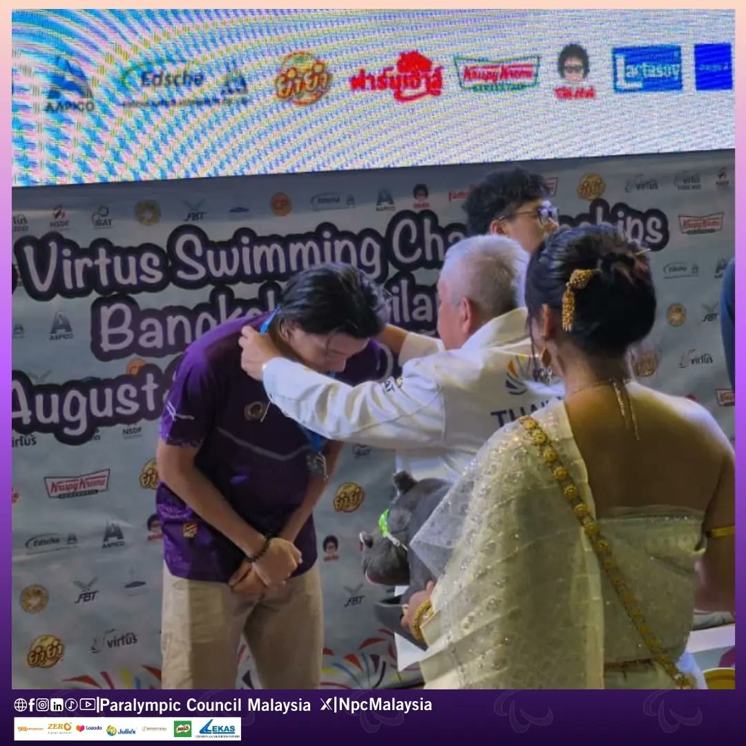 NpcMalaysia's tweet photo. Malaysia makes waves at the 2025 Virtus Swimming Championships in Bangkok, Thailand
#MalaysiaBoleh #TeamPCM #Virtus2025 #ParaSwimming #ParaAthlete https://t.co/as5qdB9TUt