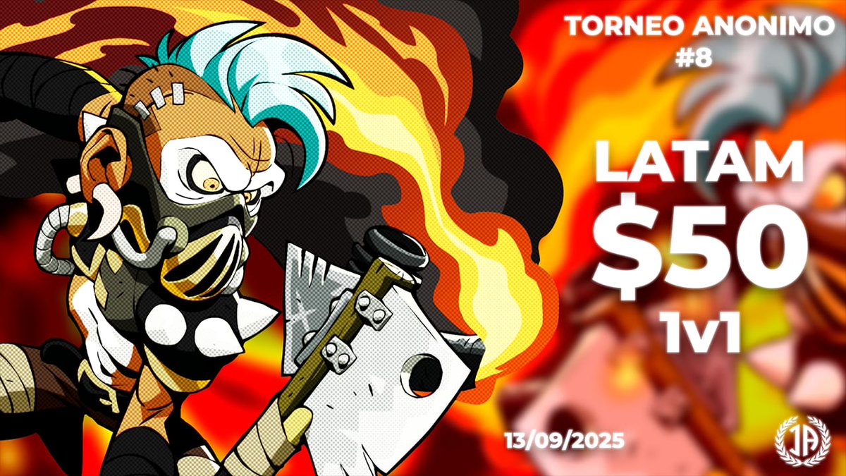 TORNEO ANÓNIMO #8

Una vez más, compite por la gloria y defiende tu honor!

🗓️ Sábado 13 de septiembre 
🏆 1vs1
🌎 LATAM
🤑 $50

👇LINK DE INSCRIPCIÓN ABAJO👇

#brawlhalla #imperioanonimo