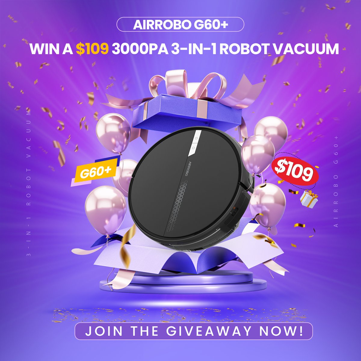 Back to School Giveaway! Win an AiRROBO brand-new robot vacuum to keep your space spotless! Join now for a chance to make cleaning effortless this school season. Hurry, time’s running out! Enter the campaign now🎁gleam.io/haZY3/win-airr…

BacktoSchool Sale👉air-robo.com/collections/all