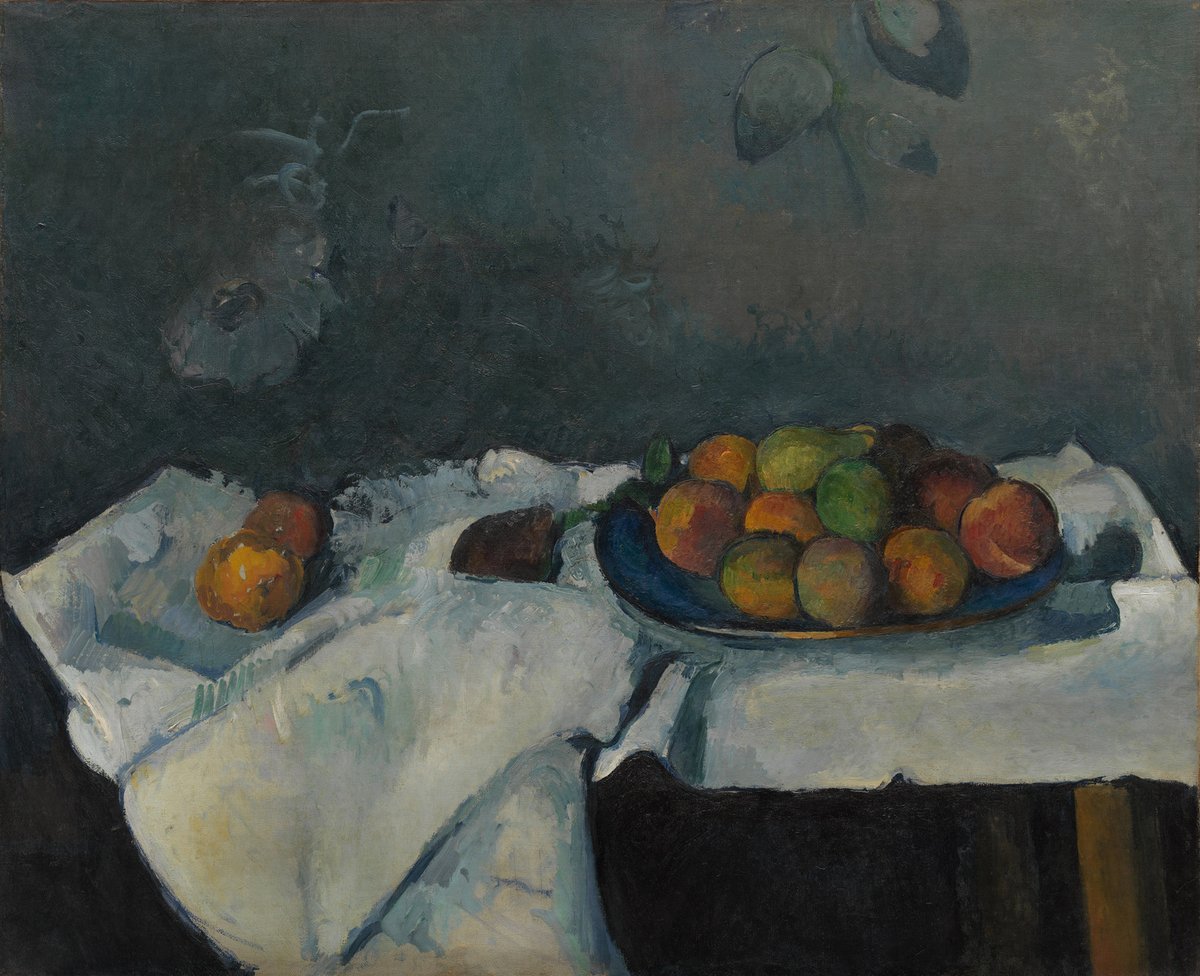 Still Life: Plate of Peaches by Paul Cézanne #artbots #guggenheim
