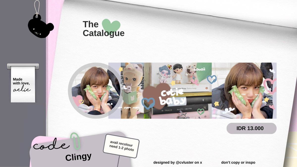 aelie! (@cinderael) on Twitter photo help repost, tencu :3
halo, special 9.9 hari ini aku mau open order by req layout dari 4 katalog dibawah dengan harga special 9.000. berlaku hari ini sampai besok, yang mau jajan bisa langsung reply nama katalognya atau dm aku, formnya ada di alt ya, timaaci >__< π
#zonauang help repost, tencu :3
halo, special 9.9 hari ini aku mau open order by req layout dari 4 katalog dibawah dengan harga special 9.000. berlaku hari ini sampai besok, yang mau jajan bisa langsung reply nama katalognya atau dm aku, formnya ada di alt ya, timaaci >__< π
#zonauang