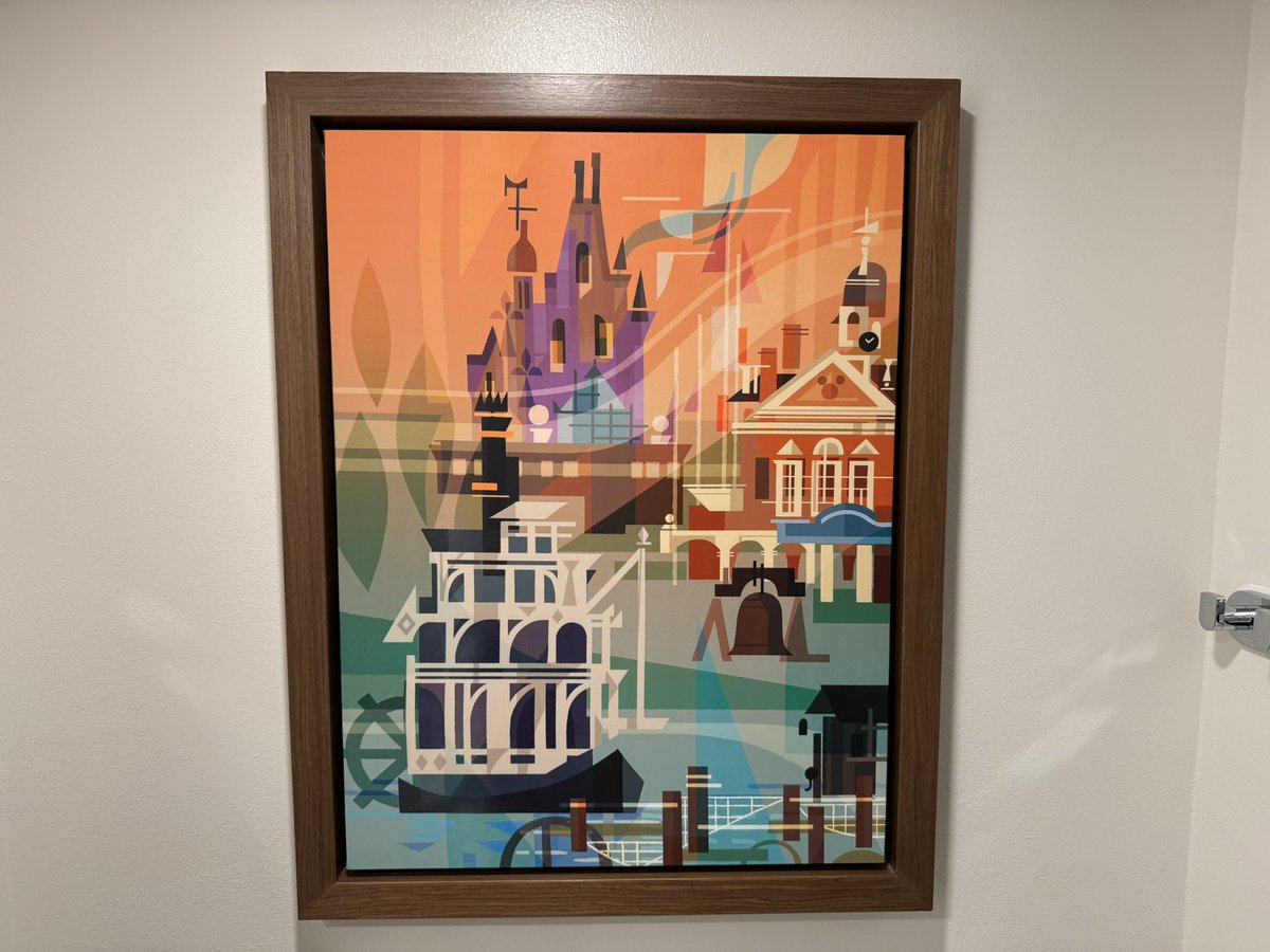 The new DVC rooms at Bay Lake Tower  have Liberty Square artwork with The Liberty Belle 😭

Great work <a href="/choochoojoey/">Joey Chou</a>, though