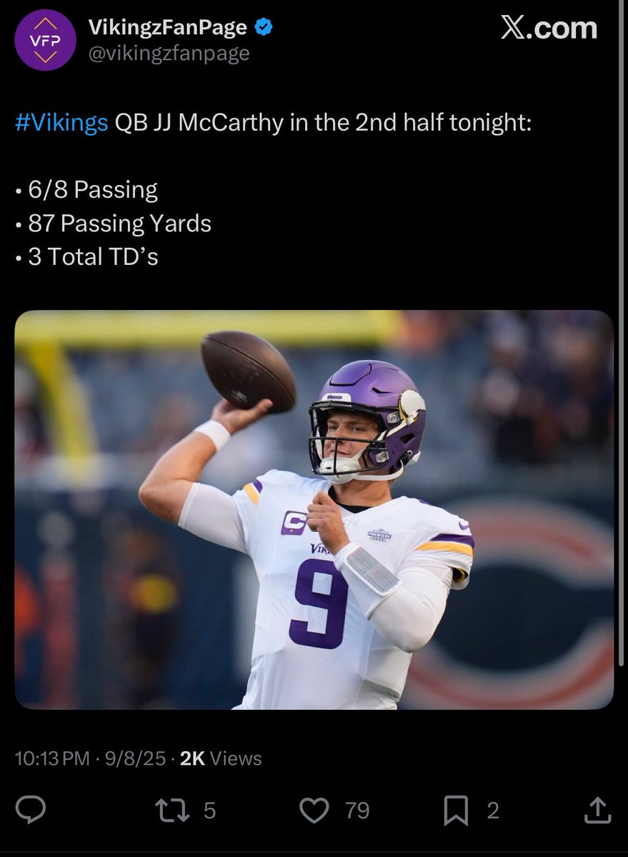612Qs's tweet image. Life as a quarterback: they hate you when you’re down, love you when you’re up. 

The real question—are you built for it? 

What a debut and display of composure by JJ!

#612Qs 🎯 // #OTM