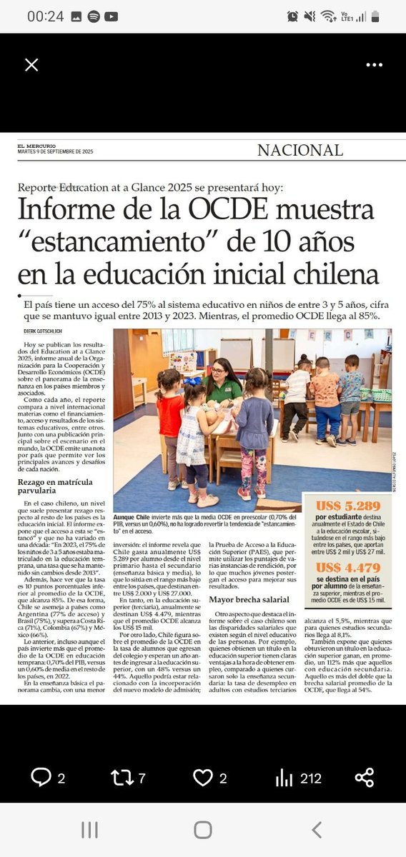 Gracias Bachelet, gracias Boric, gracias a la izquierda. Estos son los que han arruinado la educación en Chile