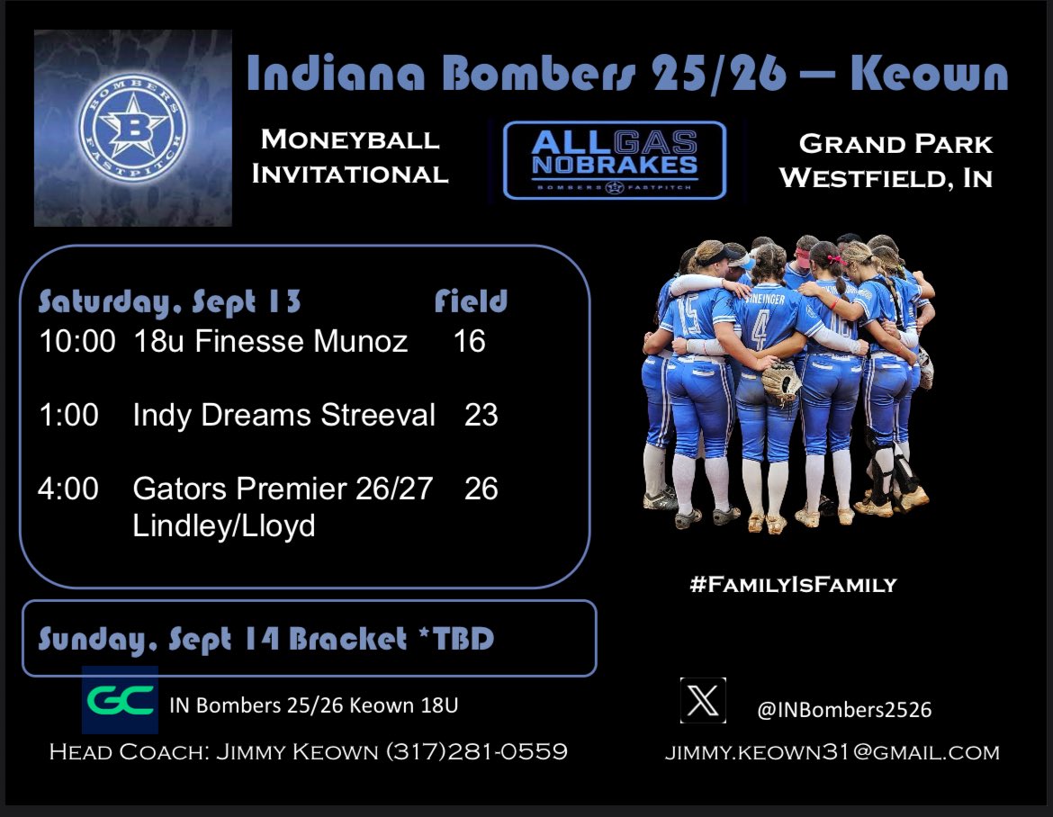 Are you ready? I said … ARE YOU READY???  I know we are ready to watch some Bomber ball!!! This weekend at Grand Park!!!! We will save you a seat! ☀️ 🥎 ☀️