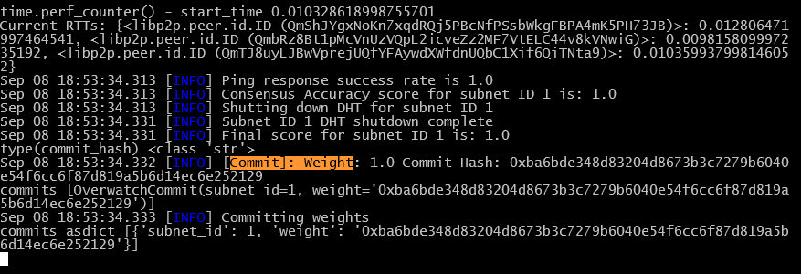 the 1st ever overwatch node commit, testing