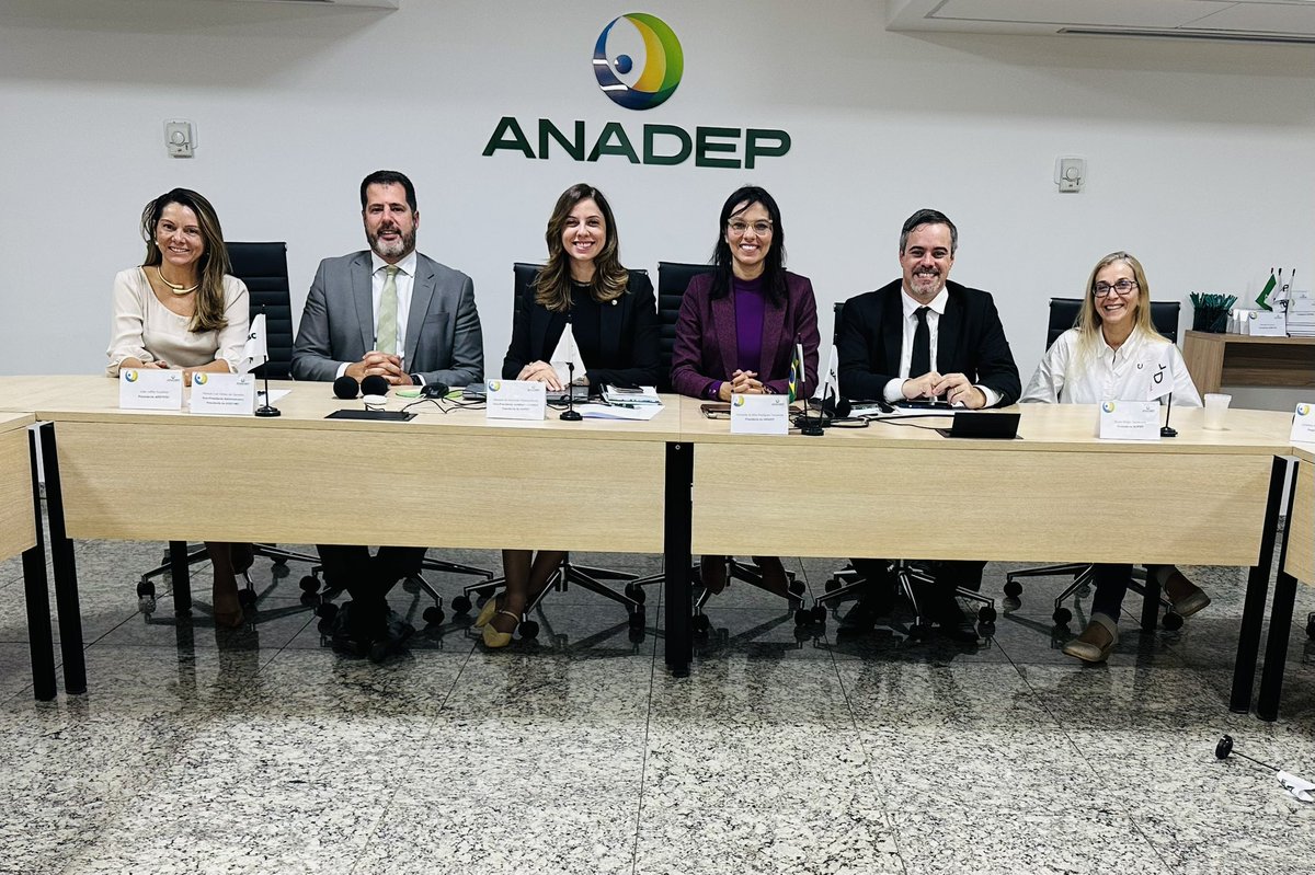 ANADEP_Brasil's tweet image. #DefensoriaSim
Reunião de diretoria da ANADEP/setembro 2025