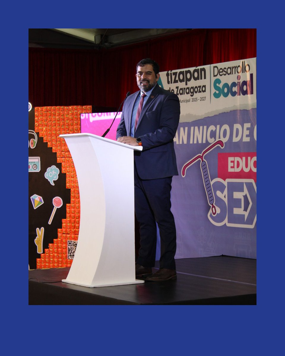 Iniciamos el Circuito de Ferias Educativas: Educación Integral de la Sexualidad en Atizapán de Zaragoza.
Agradecemos al Secretario del Ayuntamiento de Atizapán de Zaragoza, licenciado Edmundo Ranero Barrera, quien estuvo presente en acto protocolario de la presentación.  👇