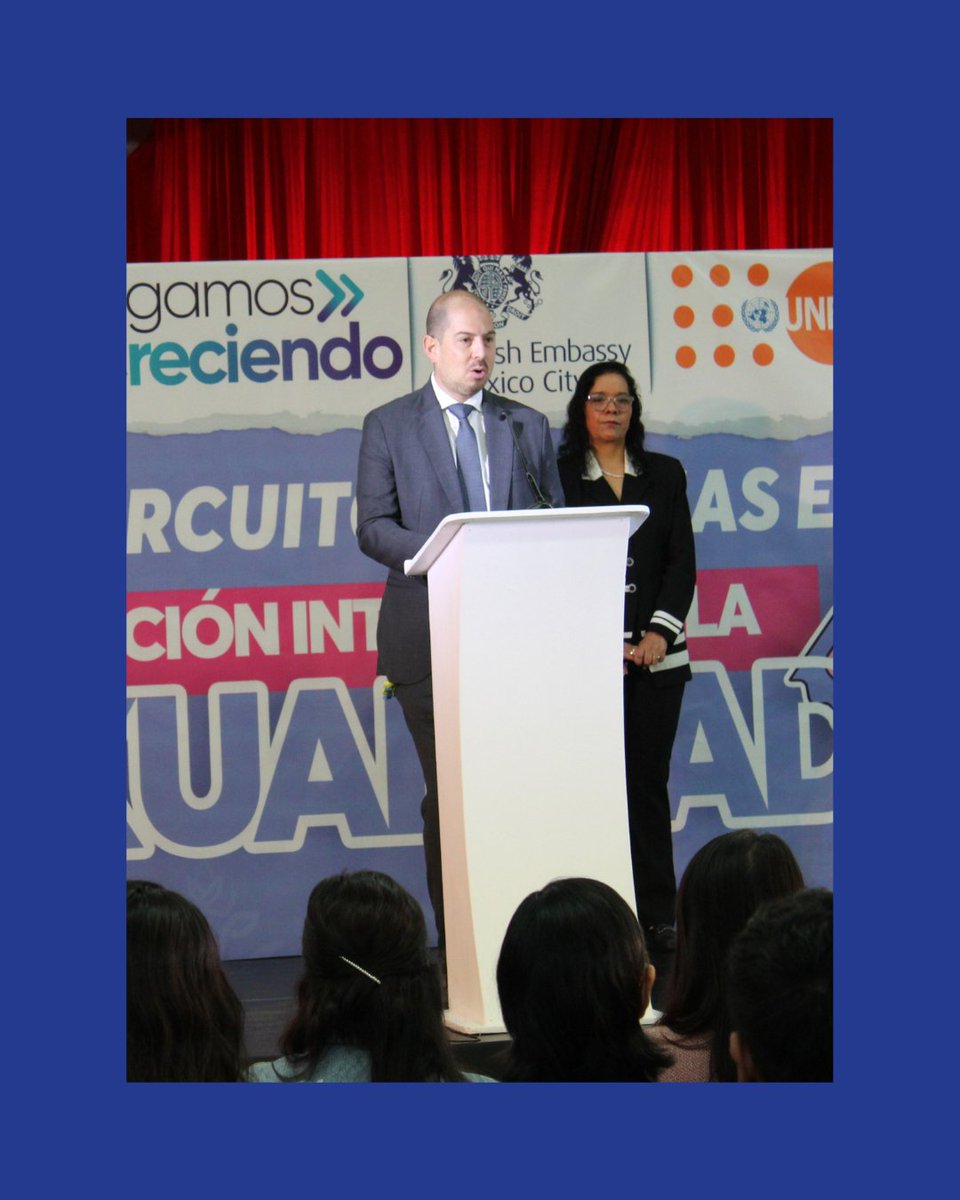 También agradecemos a Paola Arbeláez, Directora General de <a href="/ThisIsReckitt/">Reckitt</a> , Gabriela Rivera, Representante para el Fondo de Población de las Naciones Unidas <a href="/UNFPAMexico/">UNFPA en México</a>, Pablo Velasco, Oficial de Salud y Ciencias de la Vida de la <a href="/BritishEmbassyu/">British Embassy</a>