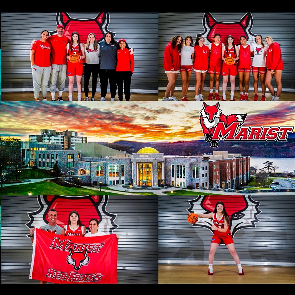 GO RED FOXES! Thank you, Marist Women’s Basketball Fam for the great day and amazing visit! #GoRedFoxes🦊🔴 <a href="/CoachNickV/">Nick Volchok</a> <a href="/CoachErin13/">Erin Leger Doughty</a> <a href="/moriah_crisp/">Moriah Crisp</a> <a href="/Coach_Shields1/">Brittany Shields</a> <a href="/gabi_mendonca21/">Gabi Mendonca</a>