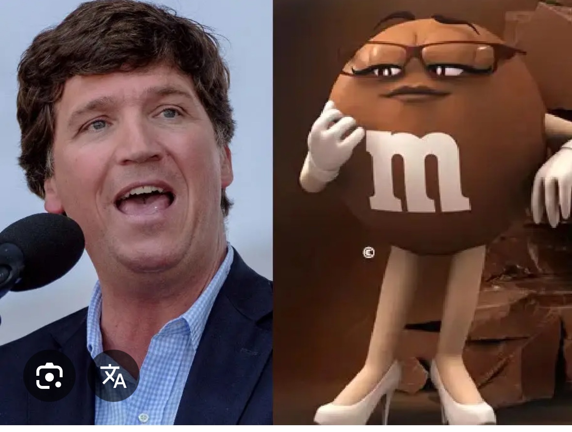 BJester16320's tweet image. imagine being cryogenically frozen person from the 1950’s and then the first thing u get shown is images of Tucker Carlson side by side with m&amp;amp;m’s
#MarsBar