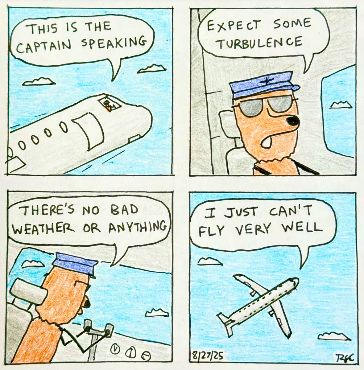 Drew a comic