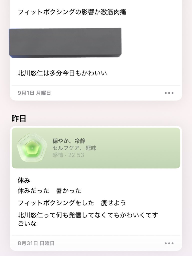 最近は日記を付けています❣️
一日の締め方がキモすぎる❣️❣️
