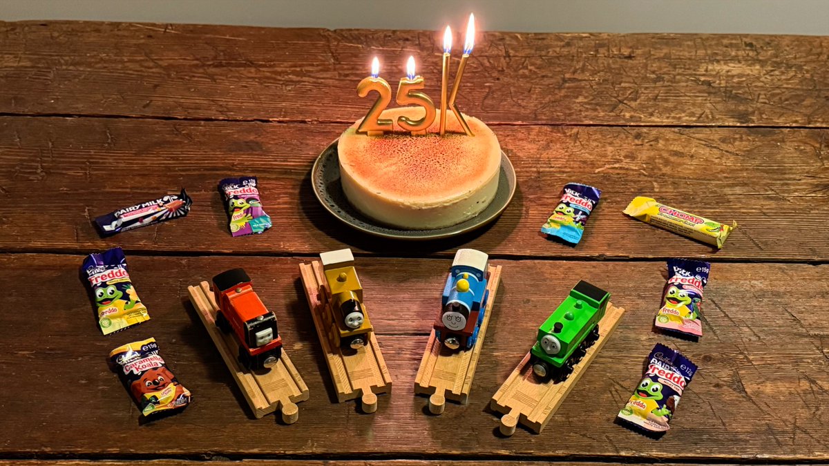 Thank you to everyone who congratulated me on reaching 25k subscribers.

To celebrate, here's a special video called
"Another Bluebell Engine".

LINK: youtu.be/-eWh59EwekQ