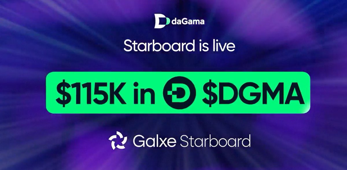 In Web3, hype fades, but real-world utility stands the test of time.

That’s exactly what #Starboard by <a href="/Galxe/">Galxe</a> is about. It’s not chasing clout or rewarding empty noise, it shines a spotlight on projects creating real value.

One standout is <a href="/dagama_world/">daGama</a>. They’re building