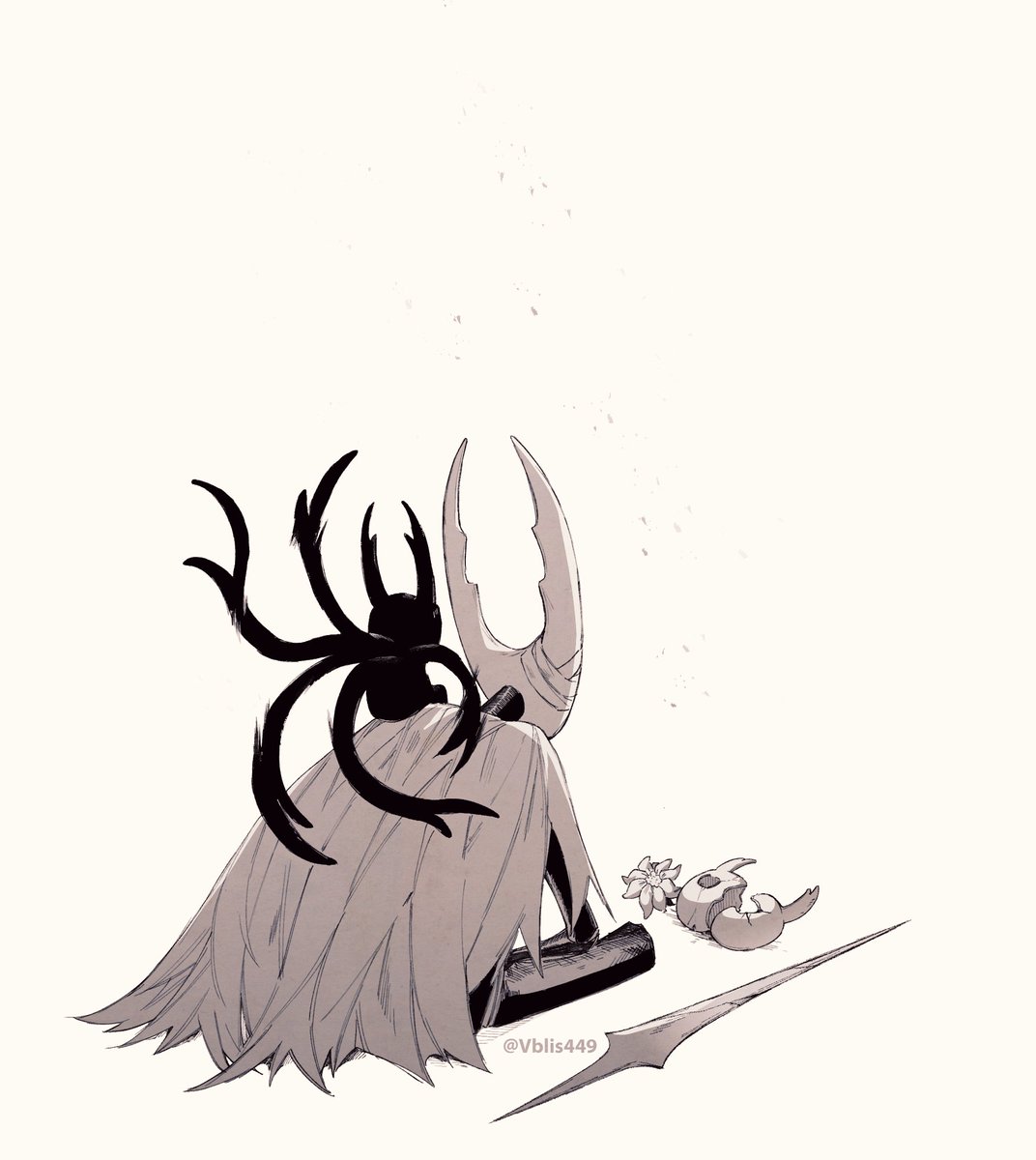 Waiting sis at Hallownest

#hollowknightsilkong #hollowknight #hollowknightfanart