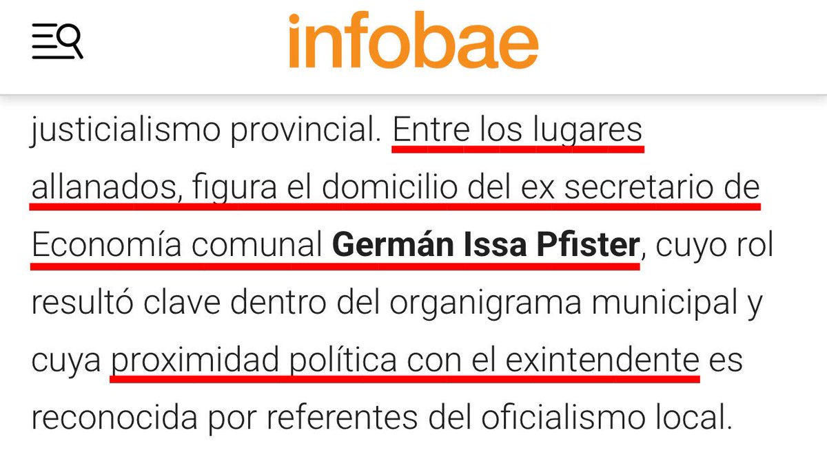 El kirchnerista Juan Pablo Luque festeja los resultados de PBA con la foto de una reunión en 2023 donde anunció que iban a hacer una obra que jamás hicieron. Da la casualidad que en esas reuniones estaba el delinkuente allanado Germán Issa Pfister.

¿Estarían discutiendo los %