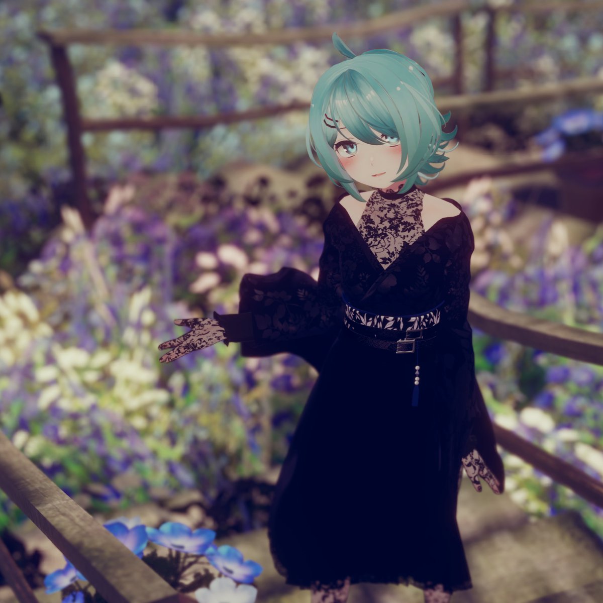 shiromame_VRC's tweet photo. おはまめ🍀
#Hakka3D #crowt https://t.co/GPY94bFryw