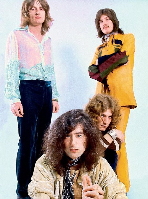 Led Zeppelin, 1969. Photo by Ron Raffaelli