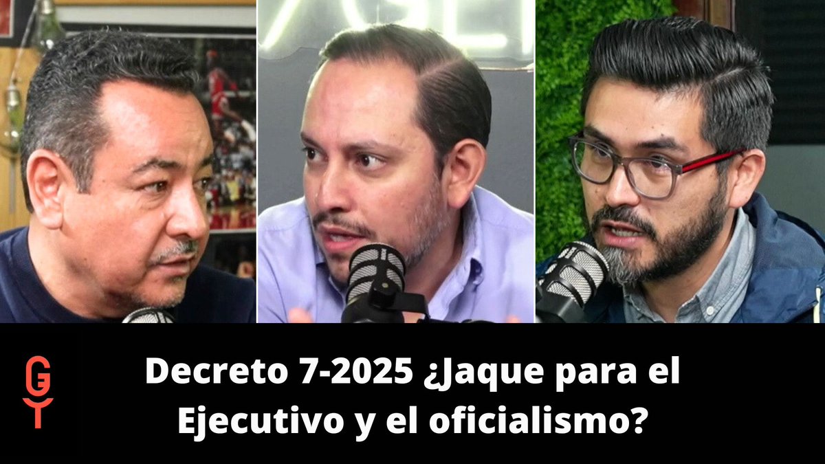 ¿Qué implica realmente el Decreto 7-2025 para el Gobierno y el Congreso?
Una conversación de <a href="/LuisMiguelReyes/">Luis Miguel Reyes Silva</a> junto a  <a href="/DGonzalezGT/">DG</a>  y <a href="/alemp89/">Alejandro Morales</a>  para analizar las tensiones internas, la falta de proyecto político y los posibles escenarios rumbo a 2026.

Mira el episodio completo