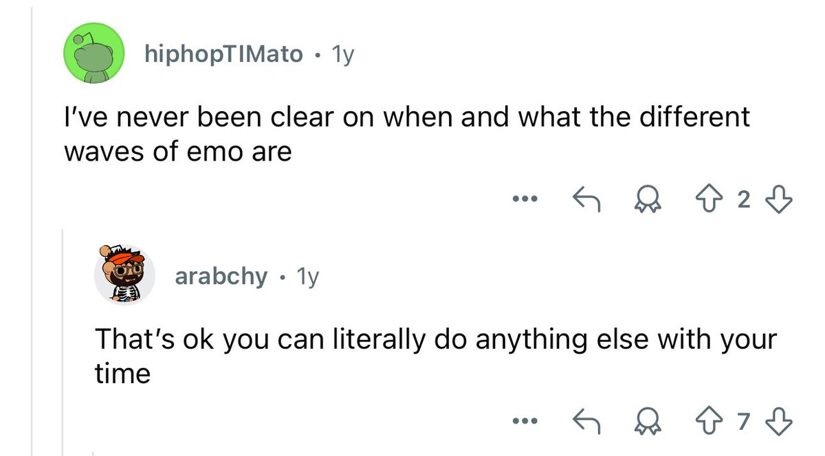 unfathomably based reddit interaction i just found