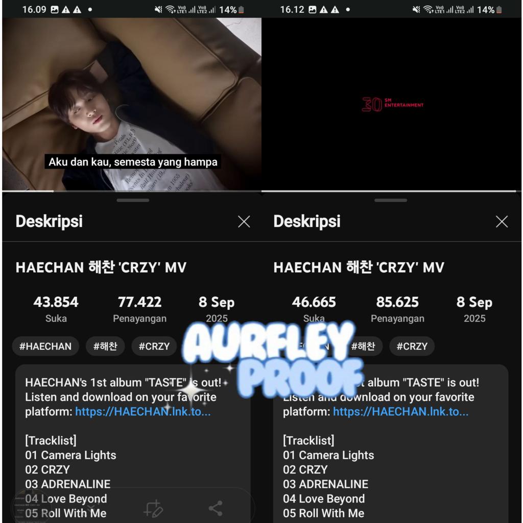 aurfley ୭ৎ #1st🫑 (@nanawishw) on Twitter photo HAECHAN CRZY MV STREAMING PARTY 🍒
🔗 youtu.be/pqMCgfnBx74?si…
tag's : <a href="/mahaecumm/">ijall #TASTE</a> <a href="/hijoyshere/">joy ♡ #TASTE</a> @gurllxyz <a href="/jaezycs_/">jejeyy──★ #TASTE</a> <a href="/haechannaceah0/">( 🗓⭐ .. abeline, holo is TASTE ─ ✧</a> <a href="/chocofeychoco/">fey. MOLO HOLO FREETAG #TASTE</a>
HAECHAN CRZY OUT NOW
#GoCRZYwithHAECHAN
#HAECHAN_TASTE
#해찬이의_TASTE_맛보기 HAECHAN CRZY MV STREAMING PARTY 🍒
🔗 youtu.be/pqMCgfnBx74?si…
tag's : <a href="/mahaecumm/">ijall #TASTE</a> <a href="/hijoyshere/">joy ♡ #TASTE</a> @gurllxyz <a href="/jaezycs_/">jejeyy──★ #TASTE</a> <a href="/haechannaceah0/">( 🗓⭐ .. abeline, holo is TASTE ─ ✧</a> <a href="/chocofeychoco/">fey. MOLO HOLO FREETAG #TASTE</a>
HAECHAN CRZY OUT NOW
#GoCRZYwithHAECHAN
#HAECHAN_TASTE
#해찬이의_TASTE_맛보기