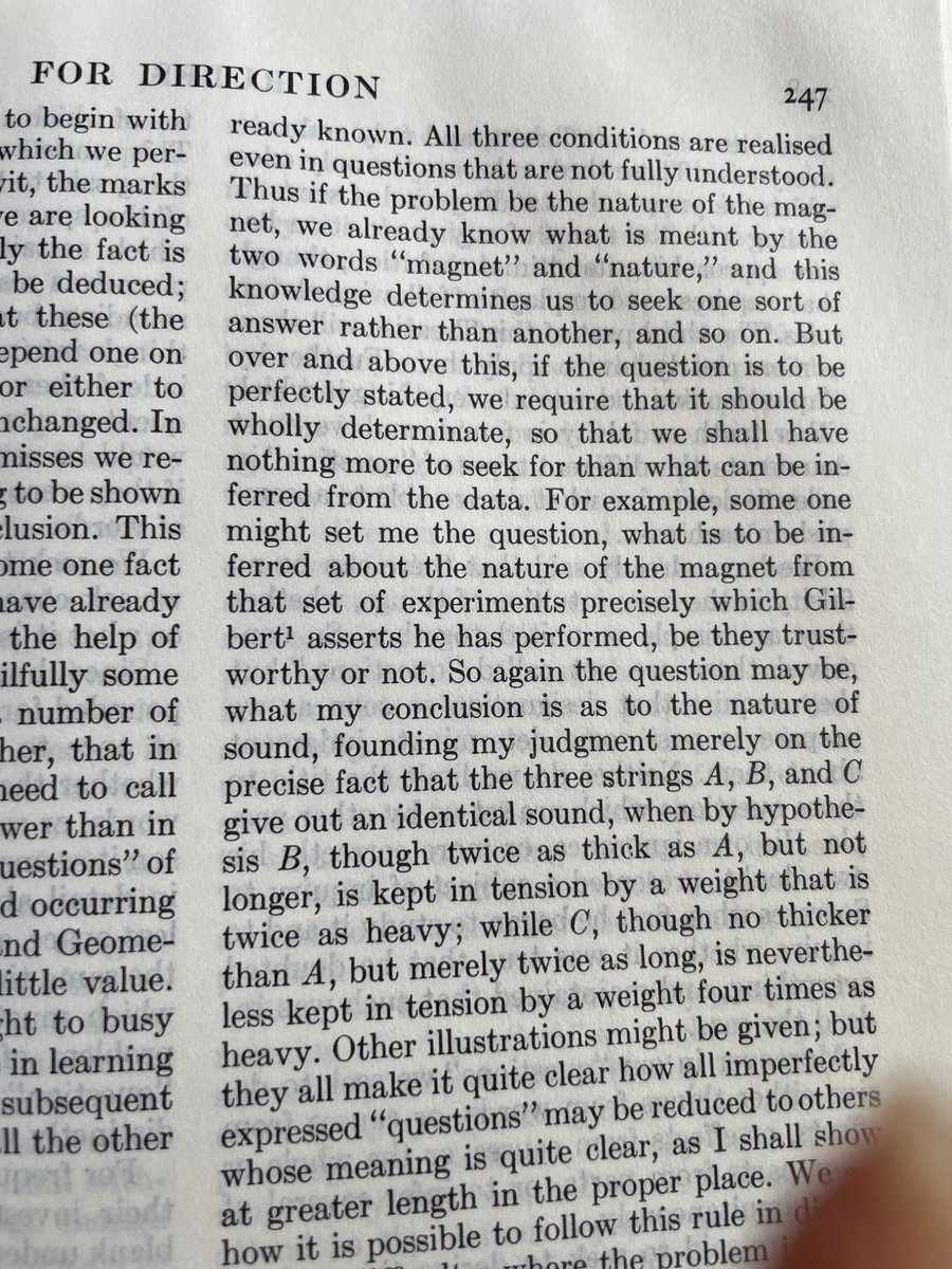 “… if the question is to be perfectly stated, we require that it should be wholly determinate, so that we shall have nothing more to seek for than what can be inferred from the data” ——Descartes