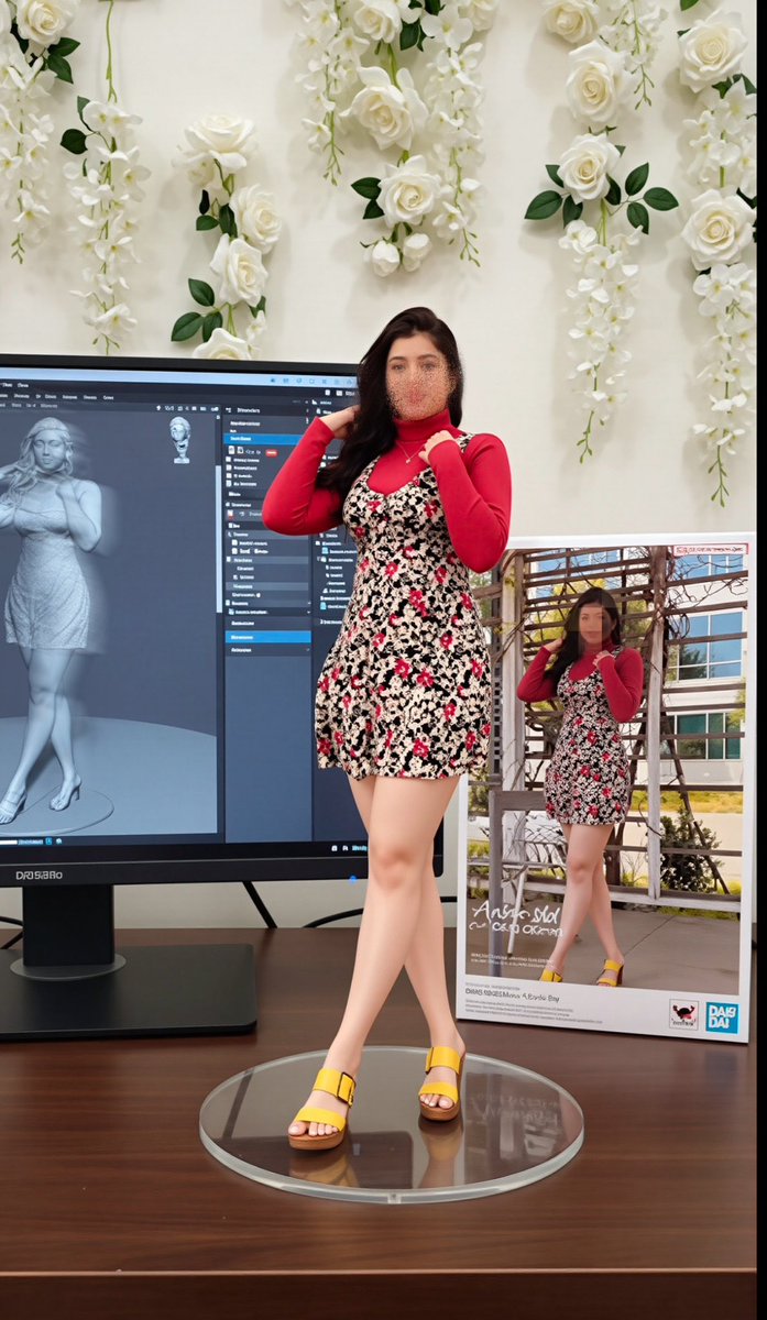 IshitaSanatani's tweet image. 🤔Up with the Trend😏 
Had so much fun to create my model 🫠
#timepass