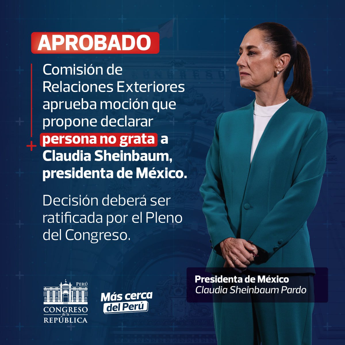 Quien ganó con una Elección de Estado no puede dar lecciones de democracia en el Perú. Primero que rinda cuentas en casa.  

Vaya que lo tiene bien merecido.