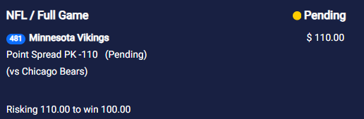 MyBookieMonster's tweet image. Let's STAY HOT!!

Vikings mL 4U

I show ALL MY BET SLIPS bc I DON'T BET AIR

NFL YTD
8-2 (80%)
💰+$1,967

CASH w/me ALL SEASON LONG

winible.com/mybookiemonster

#NFLSeason #RedZone #Vegas #Caesars #MondayNightFootball #MNF #MNFonESPN