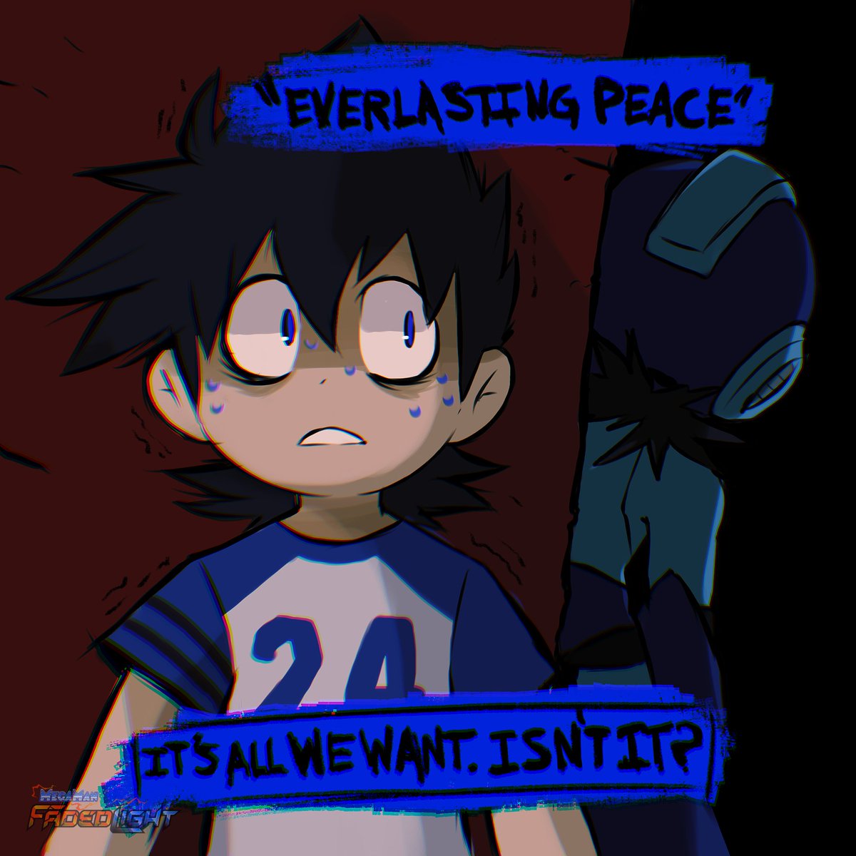 FadedLightAU's tweet image. &quot;All It Takes...&quot;
#megaman #au #fadedlight #fadedlightau