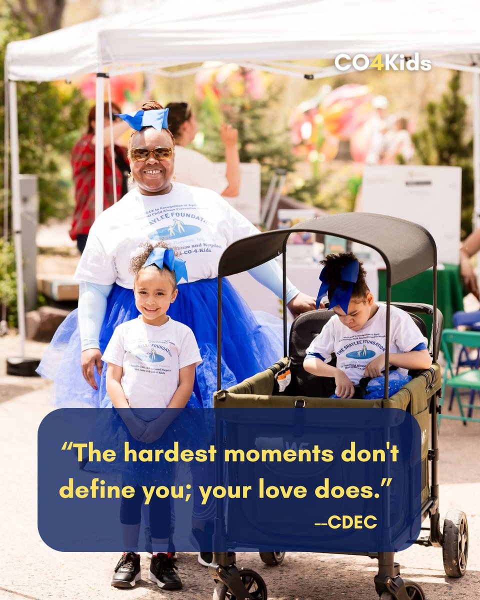 ✨ "The hardest moments don't define you; your love does." - CDEC ✨ 

.
.
#CO4Kids #ChildAbusePrevention #SupportingFamilies #WordsofEncouragement #ColoradoFamilies