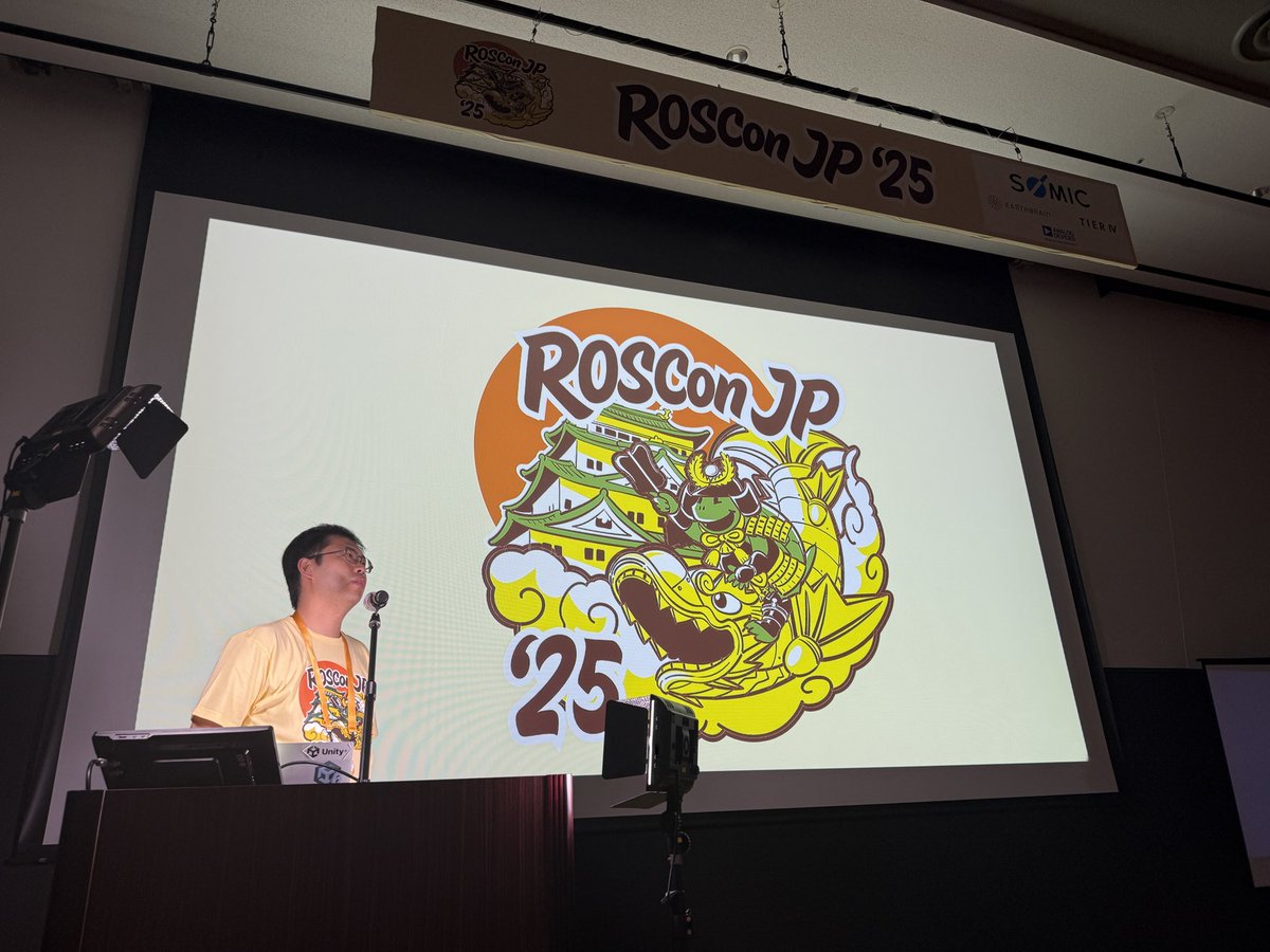 rosconjp's tweet image. 皆さんおはようございます！
#ROSConJP2025 in なごや スタートです！！ #ROSCon