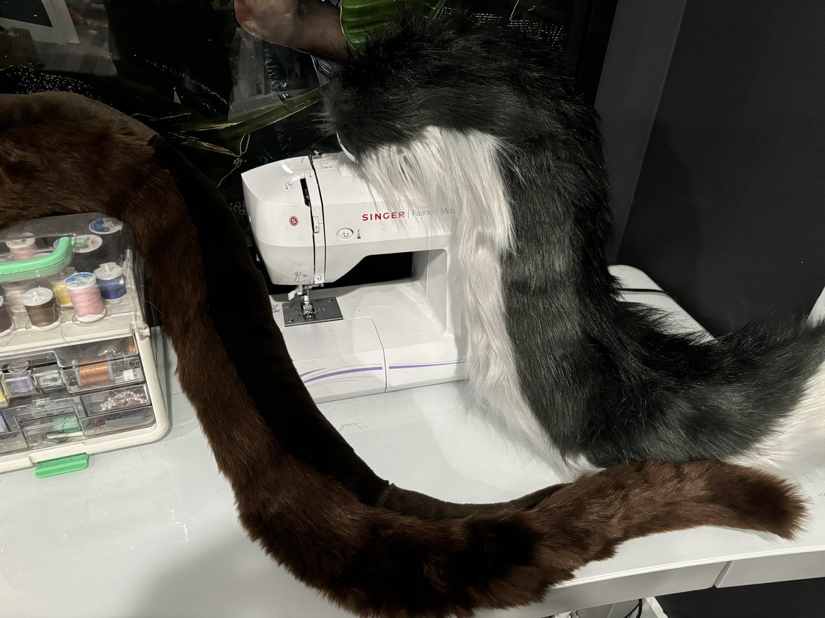 Well, these two have tails now. Moving on to paws and final details to wrap these critters up!