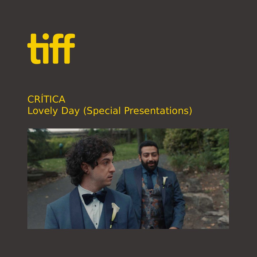 CarlosEsquives's tweet photo. Críticas al @TIFF_NET 

Lovely Day, de Philippe Falardeau. La ansiedad como el constante punto de inflexión. En sección Special Presentations.

Aquí mi crítica: https://t.co/DSSksZLCFL

#TIFF50 https://t.co/FeAInjGnJW