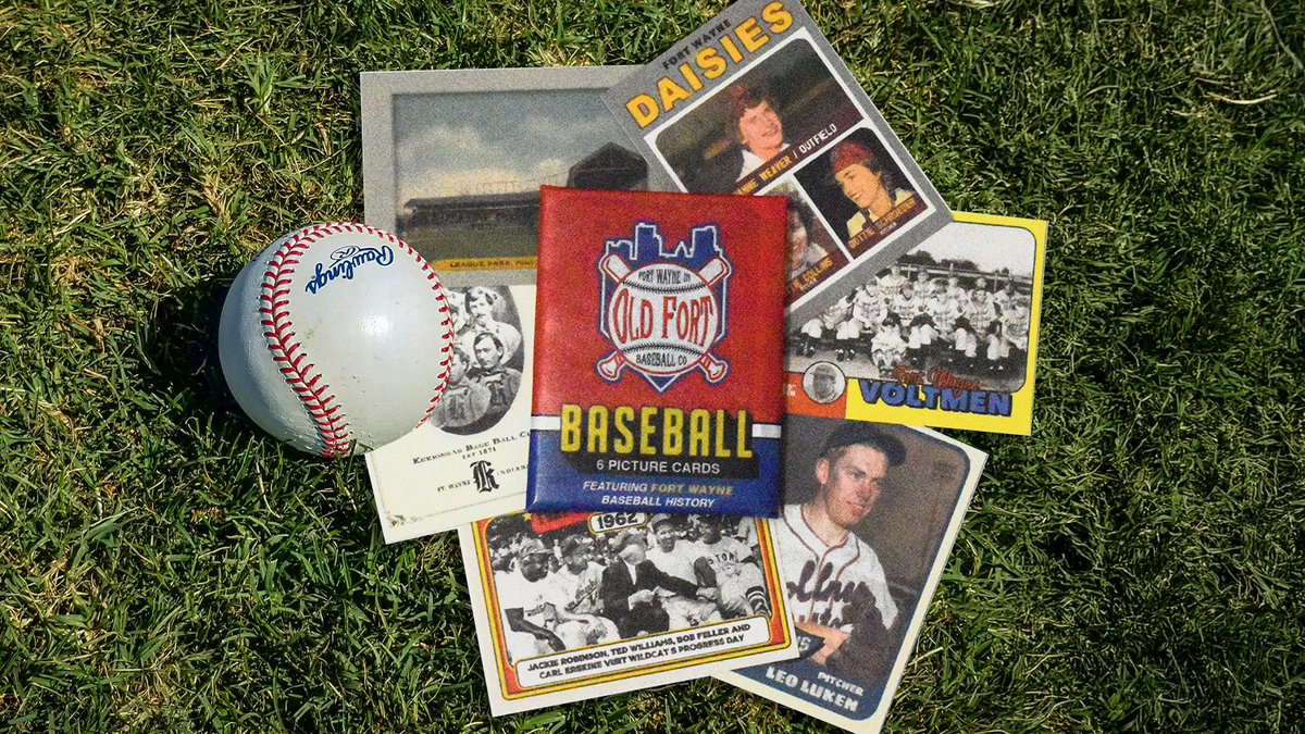 Our exclusive Fort Wayne Baseball History card set is available on the site NOW!

Six stories from Fort Wayne’s diamond past, wrapped in a retro wax pack. There are only a handful left so be sure to get yours before they are gone!

SHOP NOW: tinyurl.com/34k2mru5
