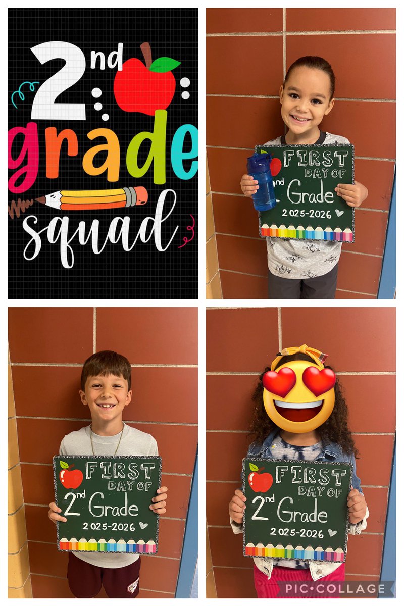 Meet our NEW 2nd Grade Squad🍎✨🌈⚡️🩷🏁 Mrs. Connelly &amp; I are ready for a great year! <a href="/School9E/">School 9E</a>