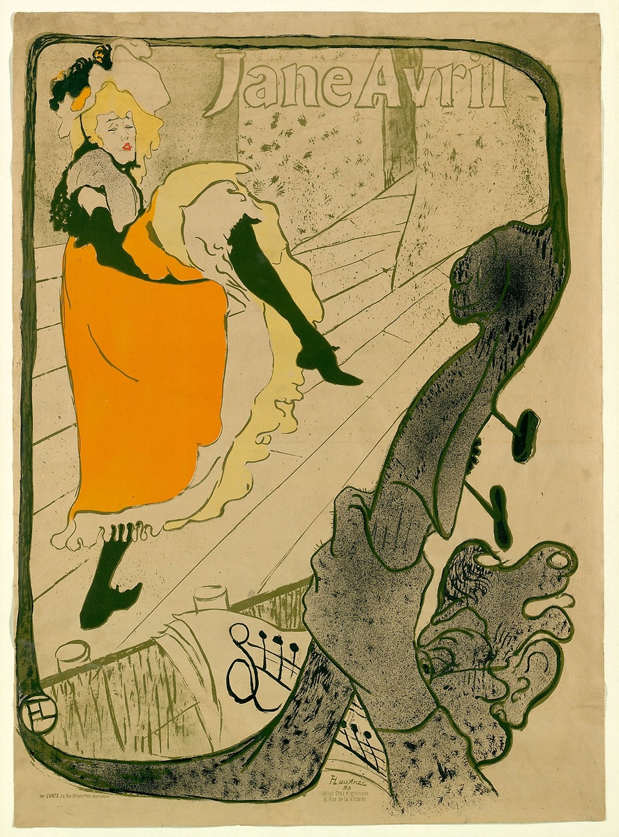 Jane Avril #artbots #lautrec